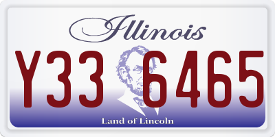 IL license plate Y336465