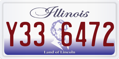 IL license plate Y336472