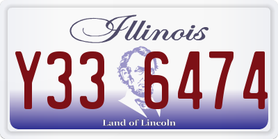 IL license plate Y336474
