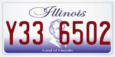IL license plate Y336502