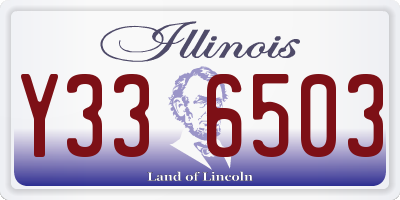 IL license plate Y336503