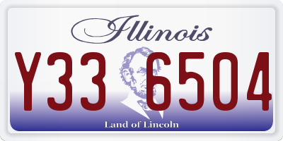 IL license plate Y336504