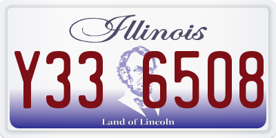 IL license plate Y336508