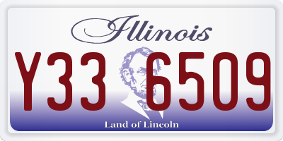 IL license plate Y336509