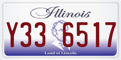 IL license plate Y336517