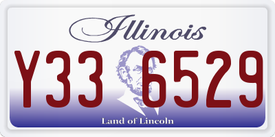 IL license plate Y336529