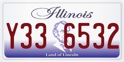 IL license plate Y336532
