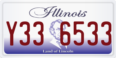 IL license plate Y336533