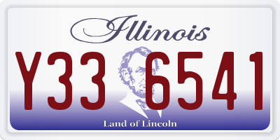 IL license plate Y336541
