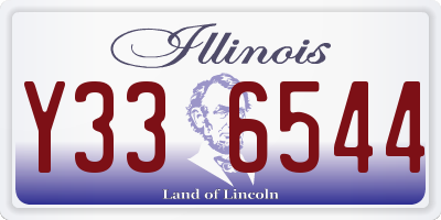 IL license plate Y336544