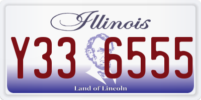 IL license plate Y336555