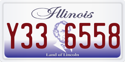 IL license plate Y336558