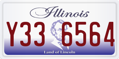 IL license plate Y336564