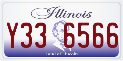 IL license plate Y336566
