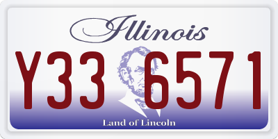 IL license plate Y336571
