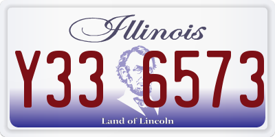 IL license plate Y336573