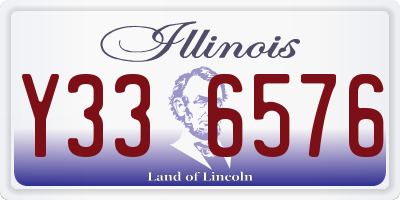 IL license plate Y336576