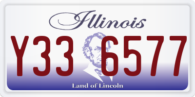 IL license plate Y336577