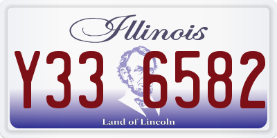 IL license plate Y336582