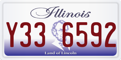 IL license plate Y336592