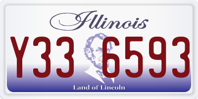 IL license plate Y336593