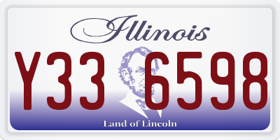 IL license plate Y336598