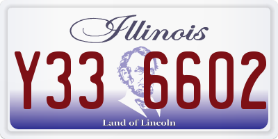 IL license plate Y336602