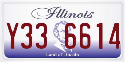 IL license plate Y336614