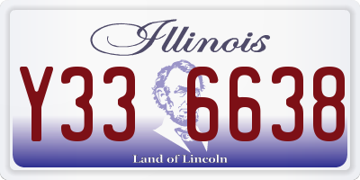 IL license plate Y336638