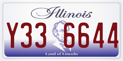 IL license plate Y336644