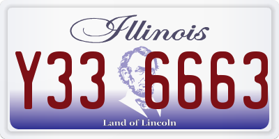 IL license plate Y336663