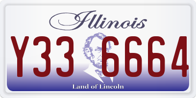 IL license plate Y336664