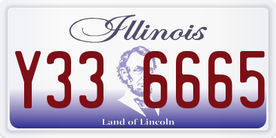 IL license plate Y336665