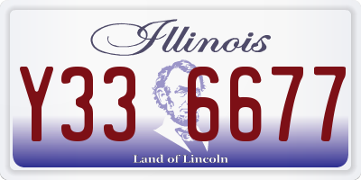 IL license plate Y336677
