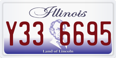 IL license plate Y336695