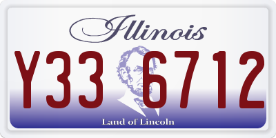 IL license plate Y336712