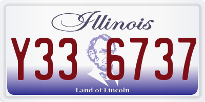 IL license plate Y336737