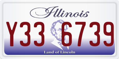IL license plate Y336739