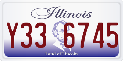 IL license plate Y336745