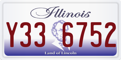 IL license plate Y336752