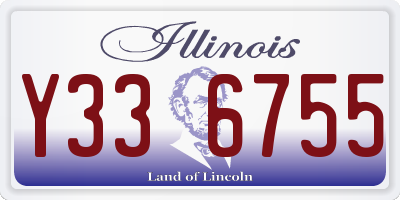 IL license plate Y336755