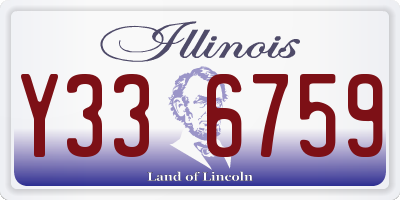 IL license plate Y336759