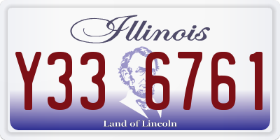 IL license plate Y336761