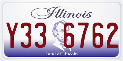 IL license plate Y336762