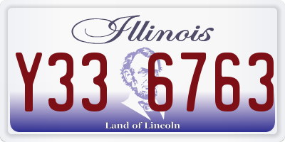 IL license plate Y336763