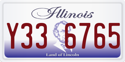 IL license plate Y336765