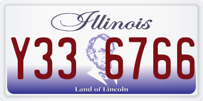 IL license plate Y336766