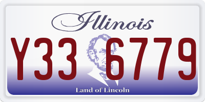 IL license plate Y336779