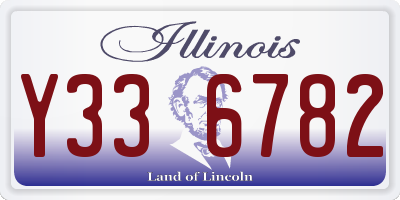 IL license plate Y336782