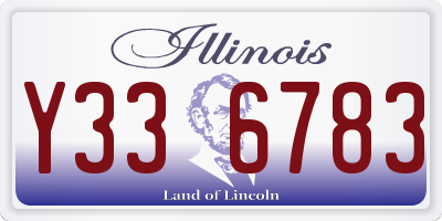 IL license plate Y336783